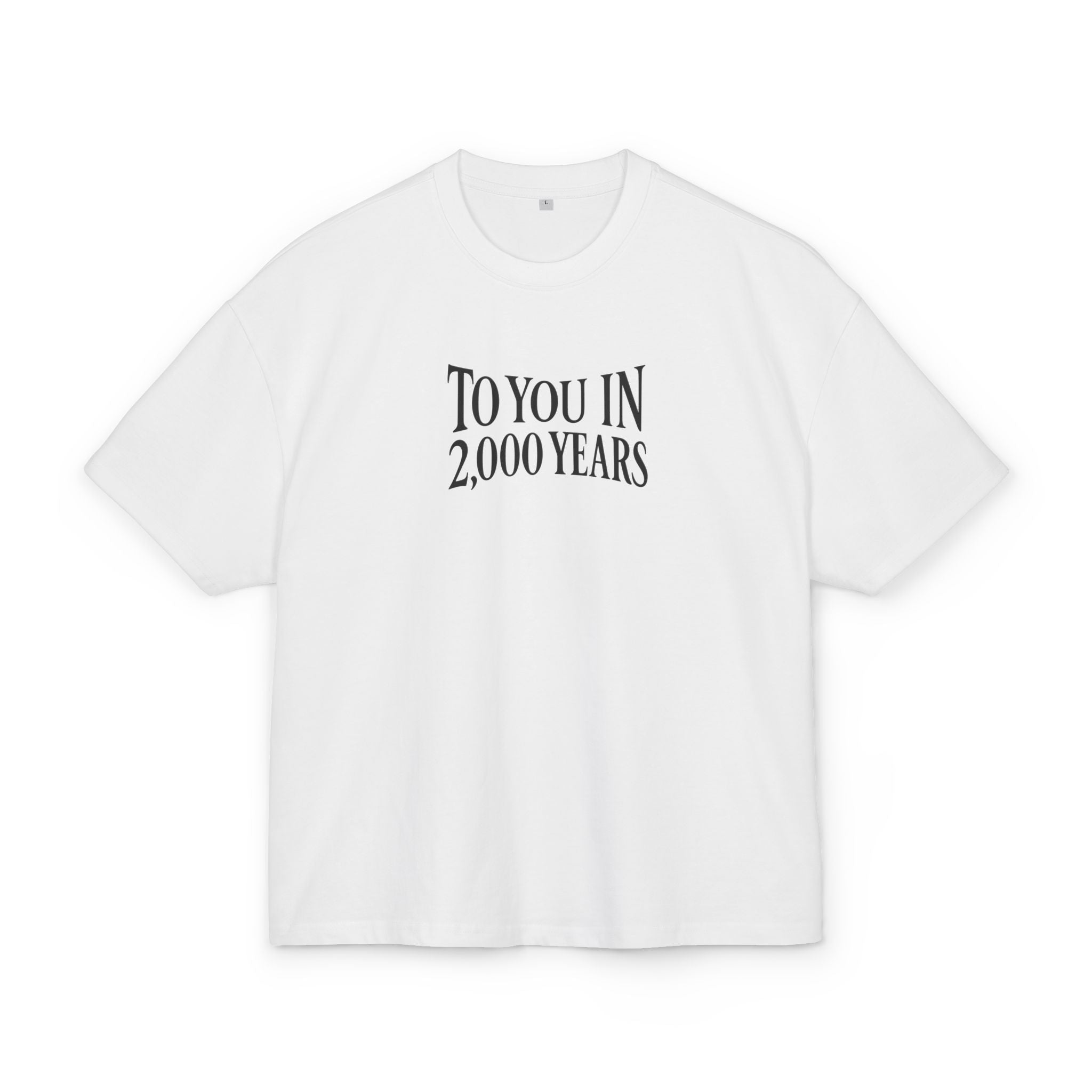 "Zeitlose Nachricht" Oversized T-Shirt