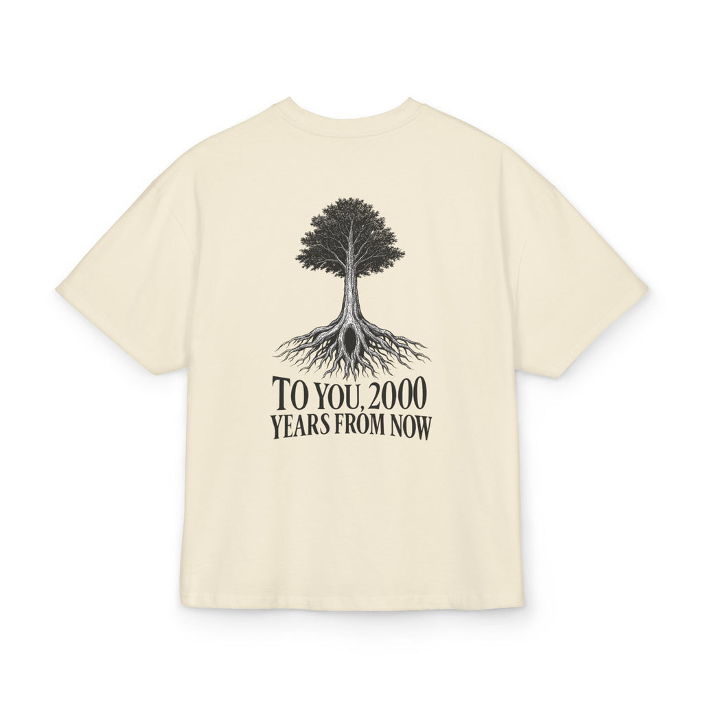 "Zeitlose Nachricht" Oversized T-Shirt