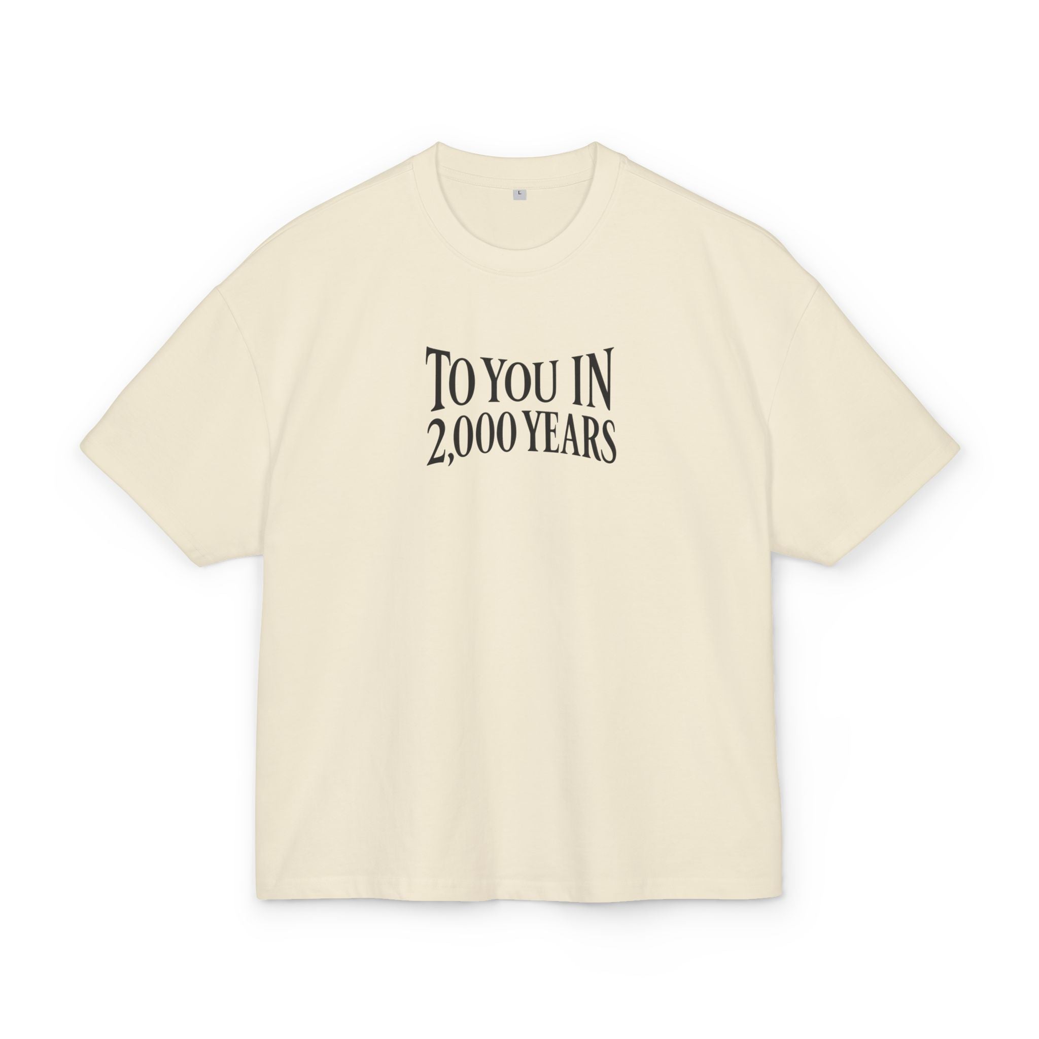"Zeitlose Nachricht" Oversized T-Shirt