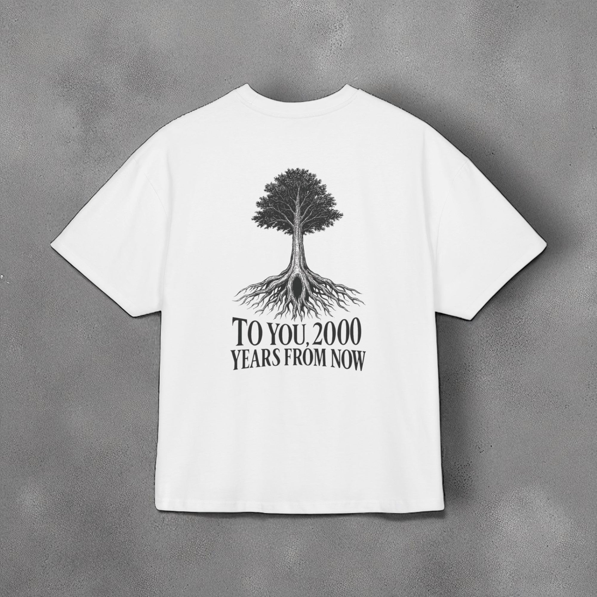 "Zeitlose Nachricht" Oversized T-Shirt