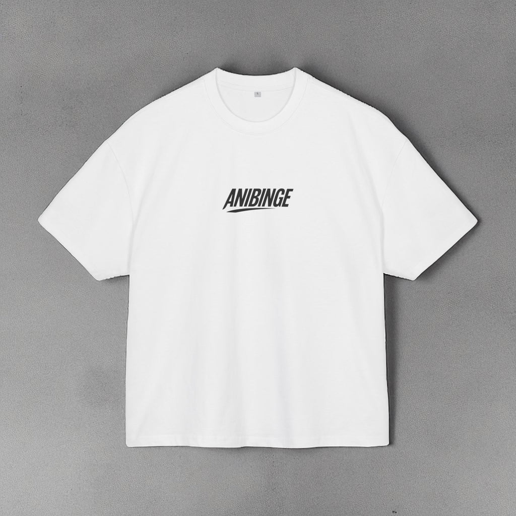 "ANIBINGE" Logo Oversized T-Shirt