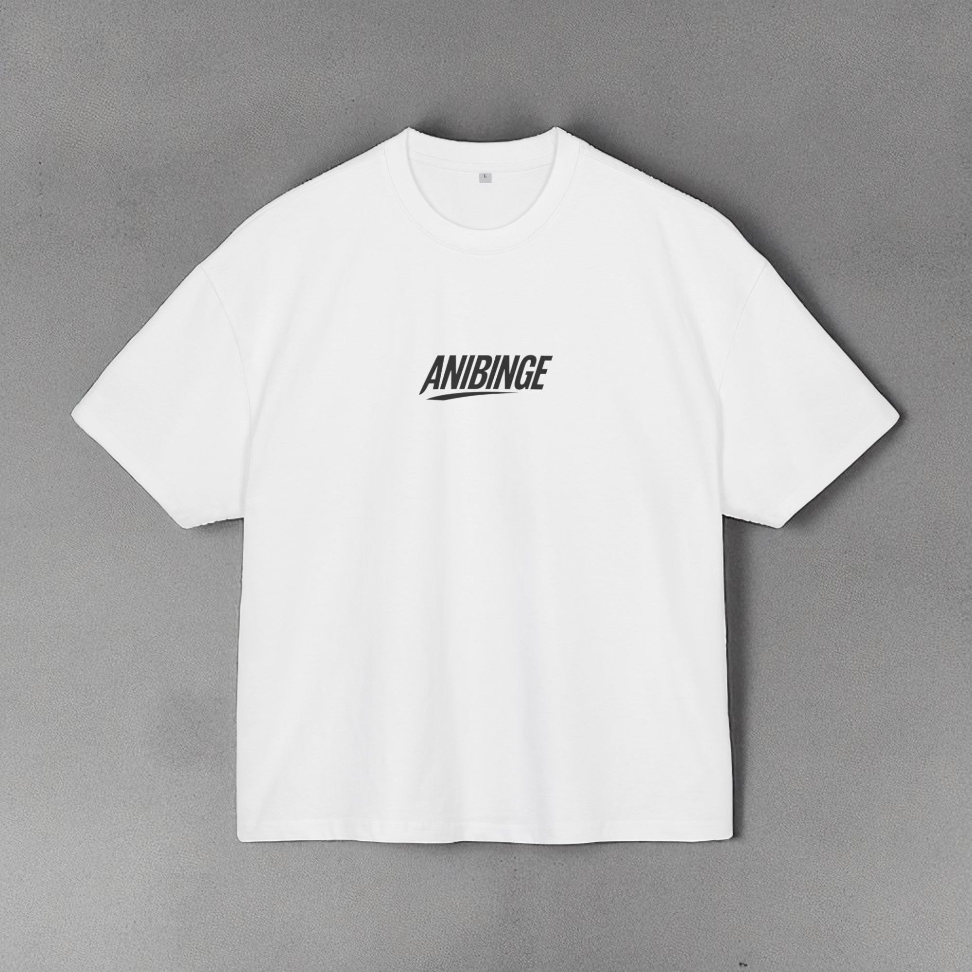 "ANIBINGE" Logo Oversized T-Shirt